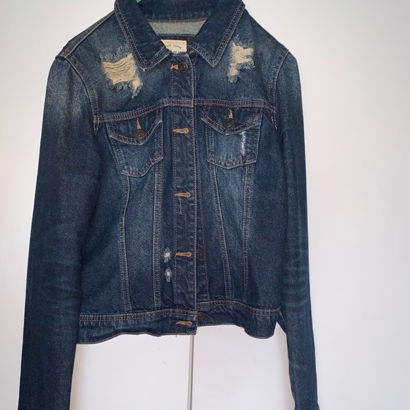 Jackets & Blazers - Distress denim jacket